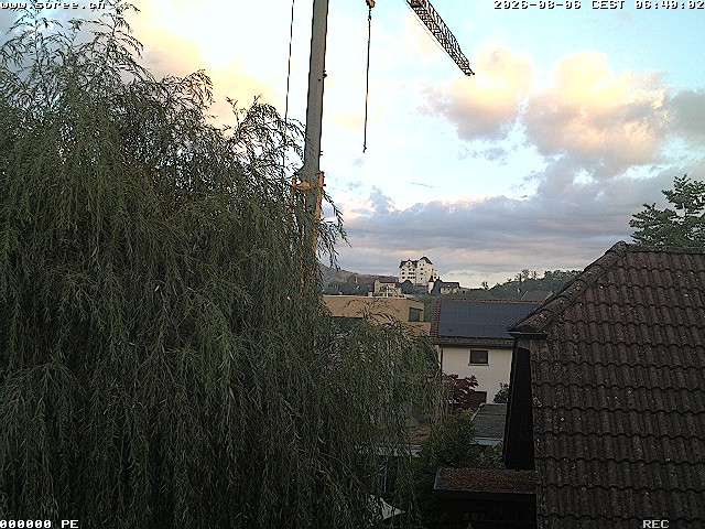 Archiv Foto Webcam Möriken: Blick auf Schloss Wildegg