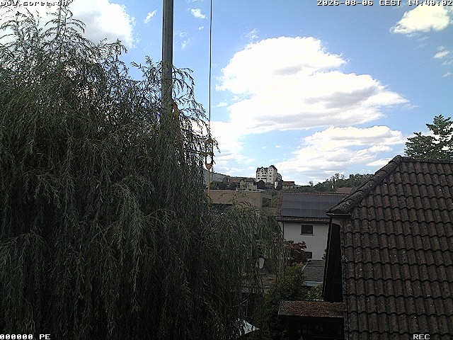 Archived image Webcam View Castle Wildegg