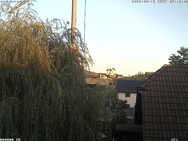 Archived image Webcam View Castle Wildegg