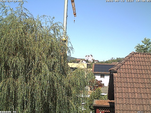 Archiv Foto Webcam Möriken: Blick auf Schloss Wildegg