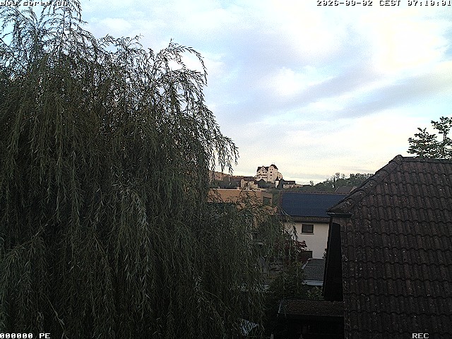 Archiv Foto Webcam Möriken: Blick auf Schloss Wildegg