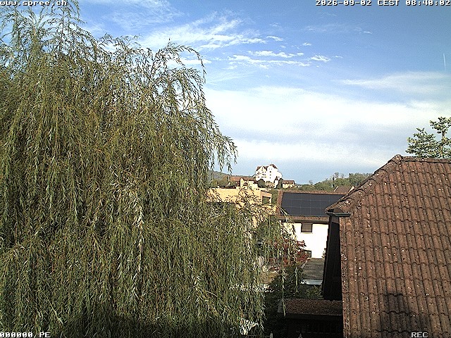 Archiv Foto Webcam Möriken: Blick auf Schloss Wildegg