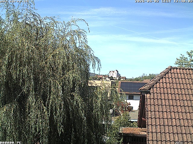 Archiv Foto Webcam Möriken: Blick auf Schloss Wildegg