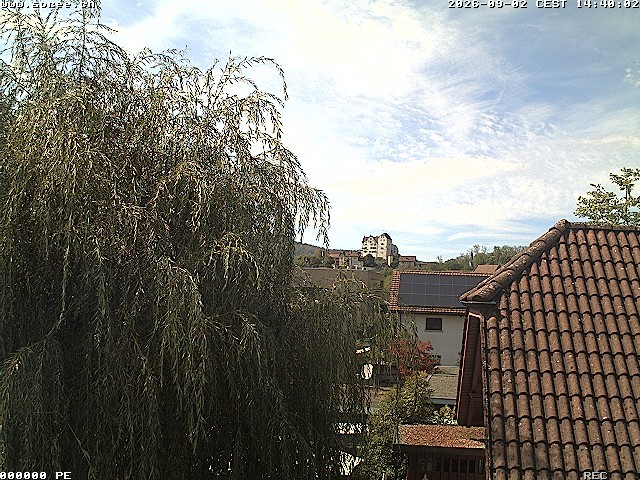 Archiv Foto Webcam Möriken: Blick auf Schloss Wildegg