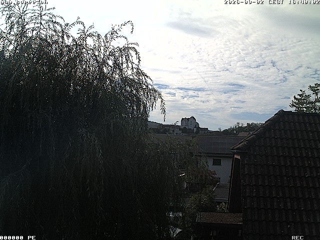Archiv Foto Webcam Möriken: Blick auf Schloss Wildegg