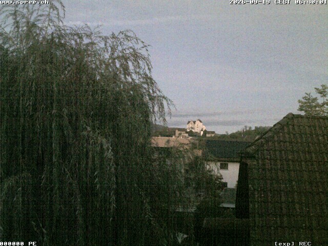 Archived image Webcam View Castle Wildegg
