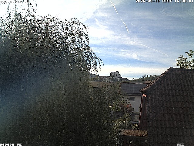Archived image Webcam View Castle Wildegg