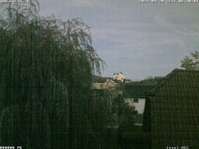 Archiv Foto Webcam Möriken: Blick auf Schloss Wildegg