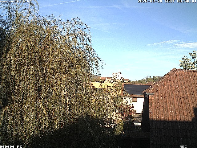 Archiv Foto Webcam Möriken: Blick auf Schloss Wildegg