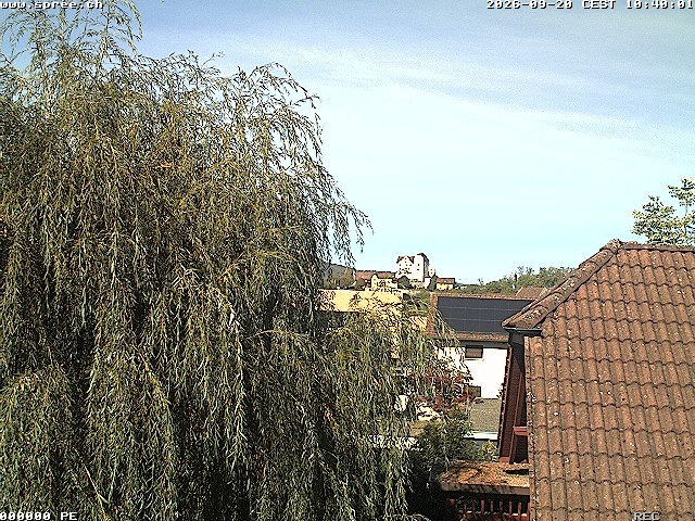 Archiv Foto Webcam Möriken: Blick auf Schloss Wildegg