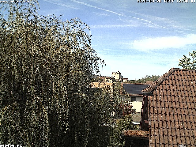 Archiv Foto Webcam Möriken: Blick auf Schloss Wildegg