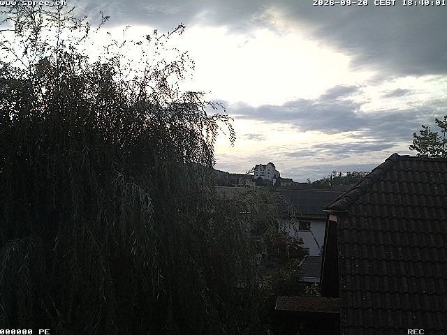 Archiv Foto Webcam Möriken: Blick auf Schloss Wildegg