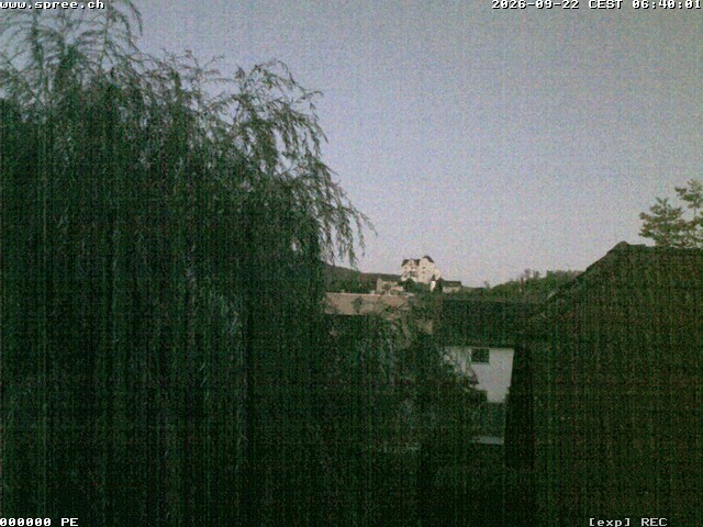 Archiv Foto Webcam Möriken: Blick auf Schloss Wildegg