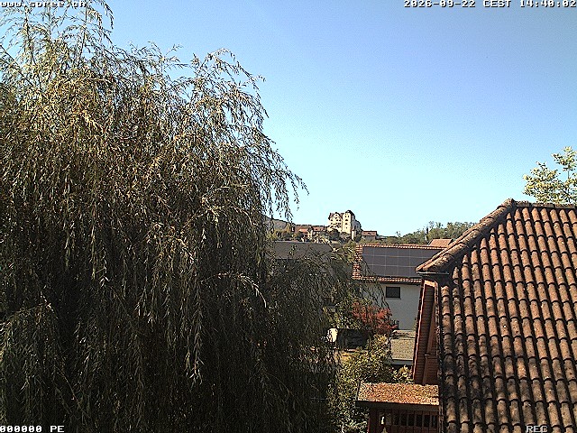 Archiv Foto Webcam Möriken: Blick auf Schloss Wildegg
