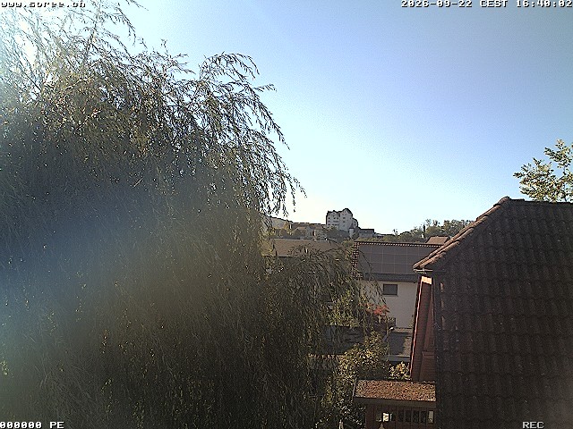 Archiv Foto Webcam Möriken: Blick auf Schloss Wildegg