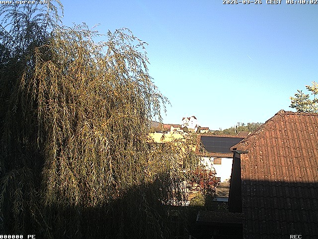 Archiv Foto Webcam Möriken: Blick auf Schloss Wildegg