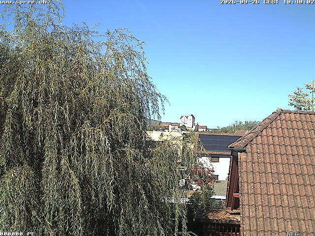 Archiv Foto Webcam Möriken: Blick auf Schloss Wildegg