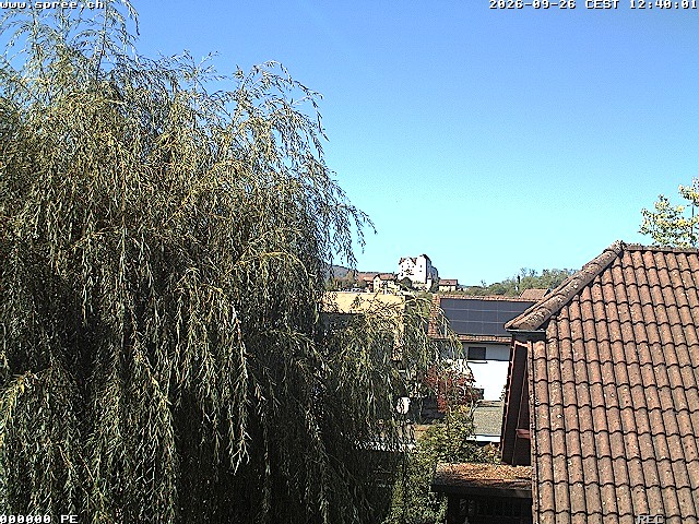 Archiv Foto Webcam Möriken: Blick auf Schloss Wildegg