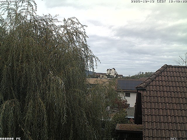 Archiv Foto Webcam Möriken: Blick auf Schloss Wildegg
