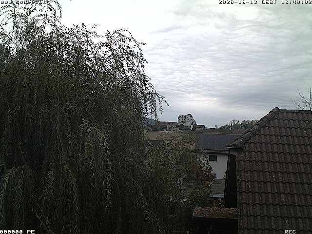 Archiv Foto Webcam Möriken: Blick auf Schloss Wildegg