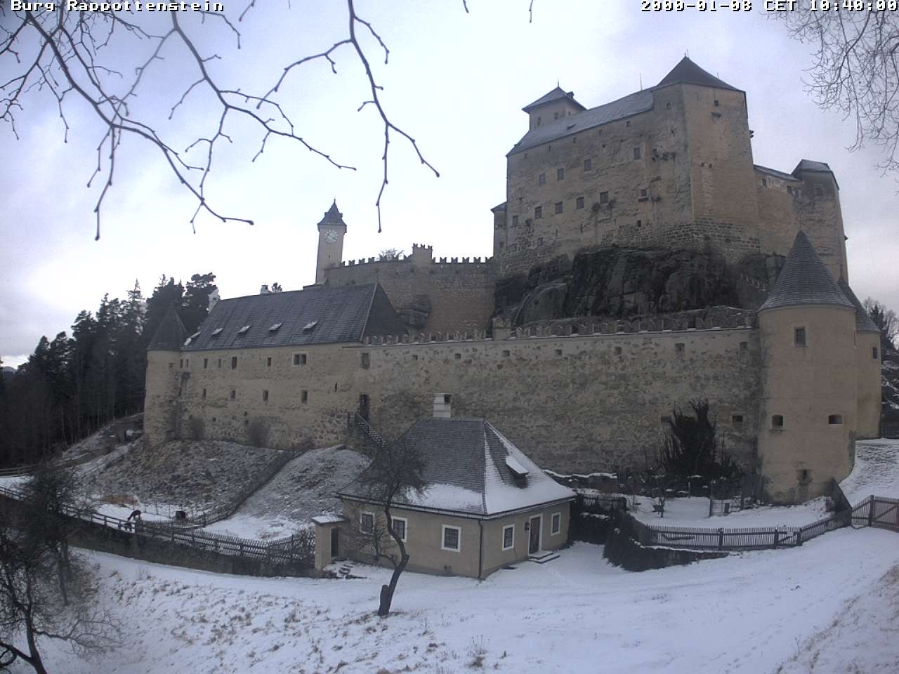 Archiv Foto Webcam Burg Rappottenstein