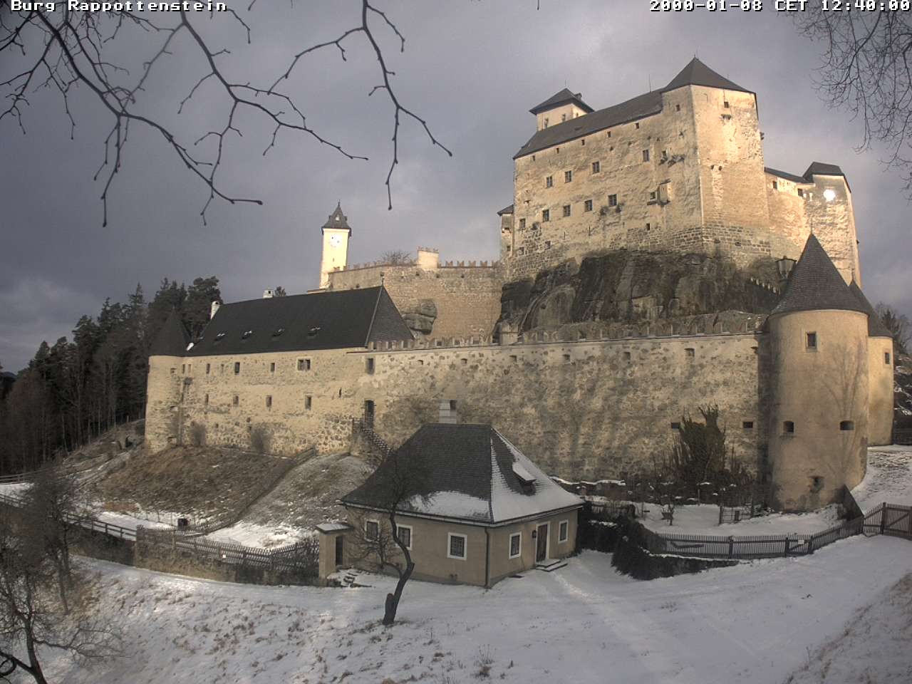 Archiv Foto Webcam Burg Rappottenstein