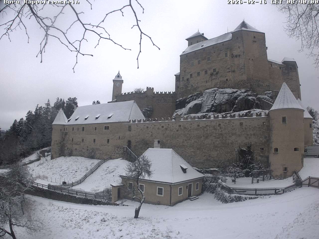 Archiv Foto Webcam Burg Rappottenstein
