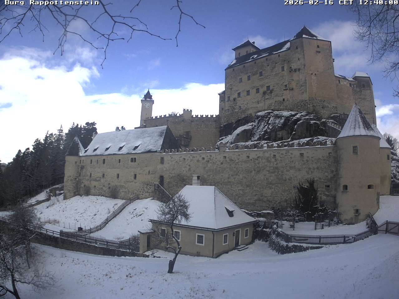 Archiv Foto Webcam Burg Rappottenstein