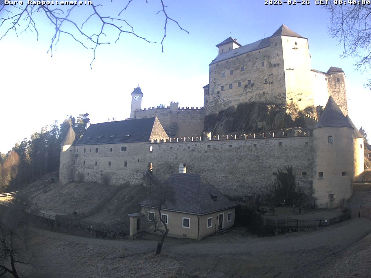 Archived image Webcam Rappottenstein Castle