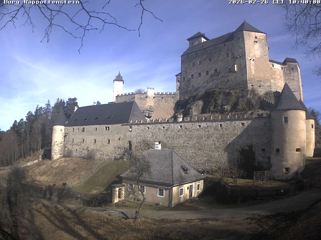 Archived image Webcam Rappottenstein Castle