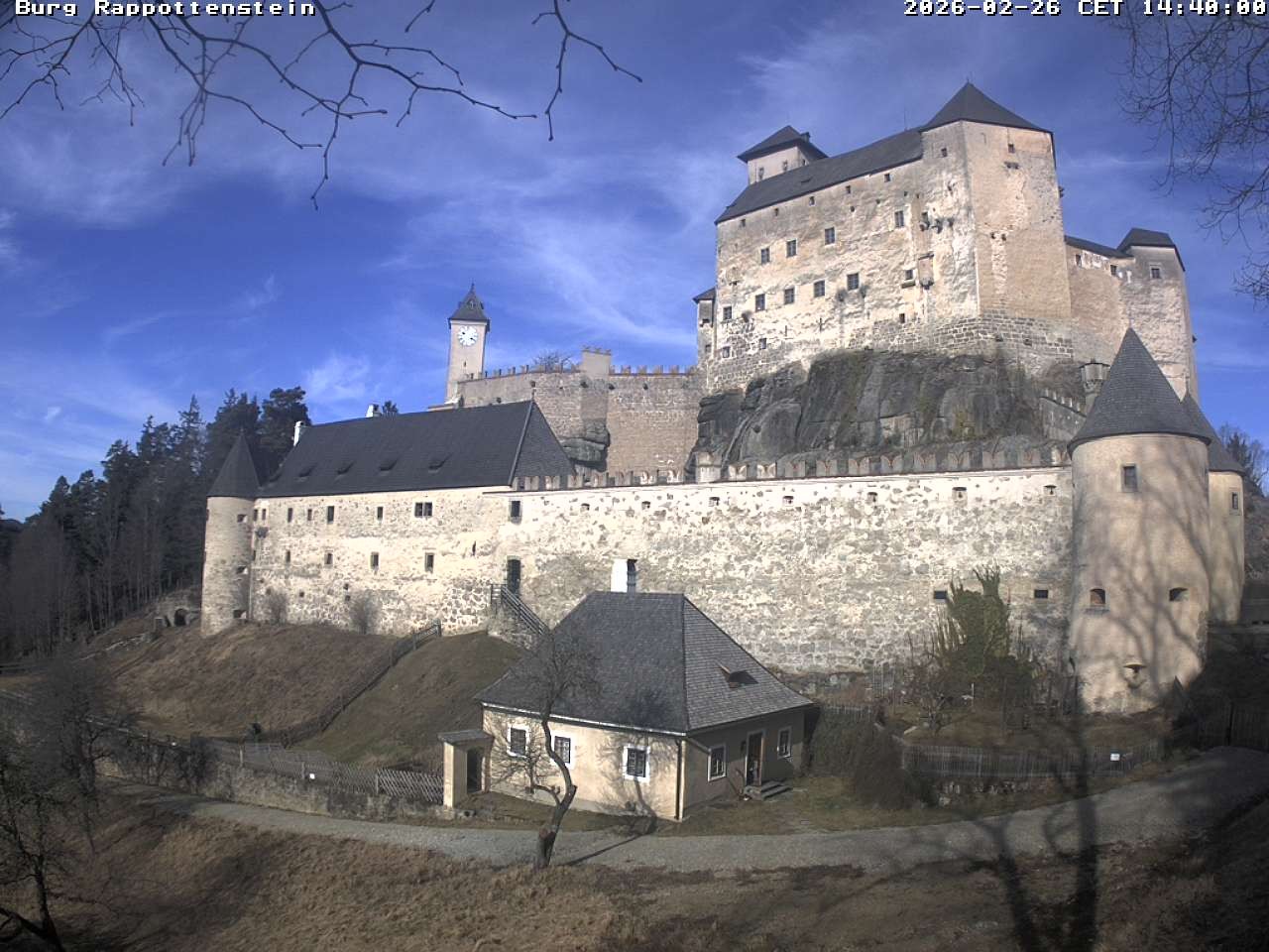 Archived image Webcam Rappottenstein Castle