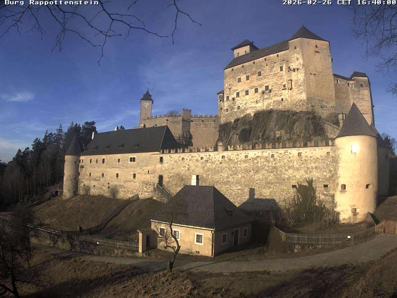 Archived image Webcam Rappottenstein Castle