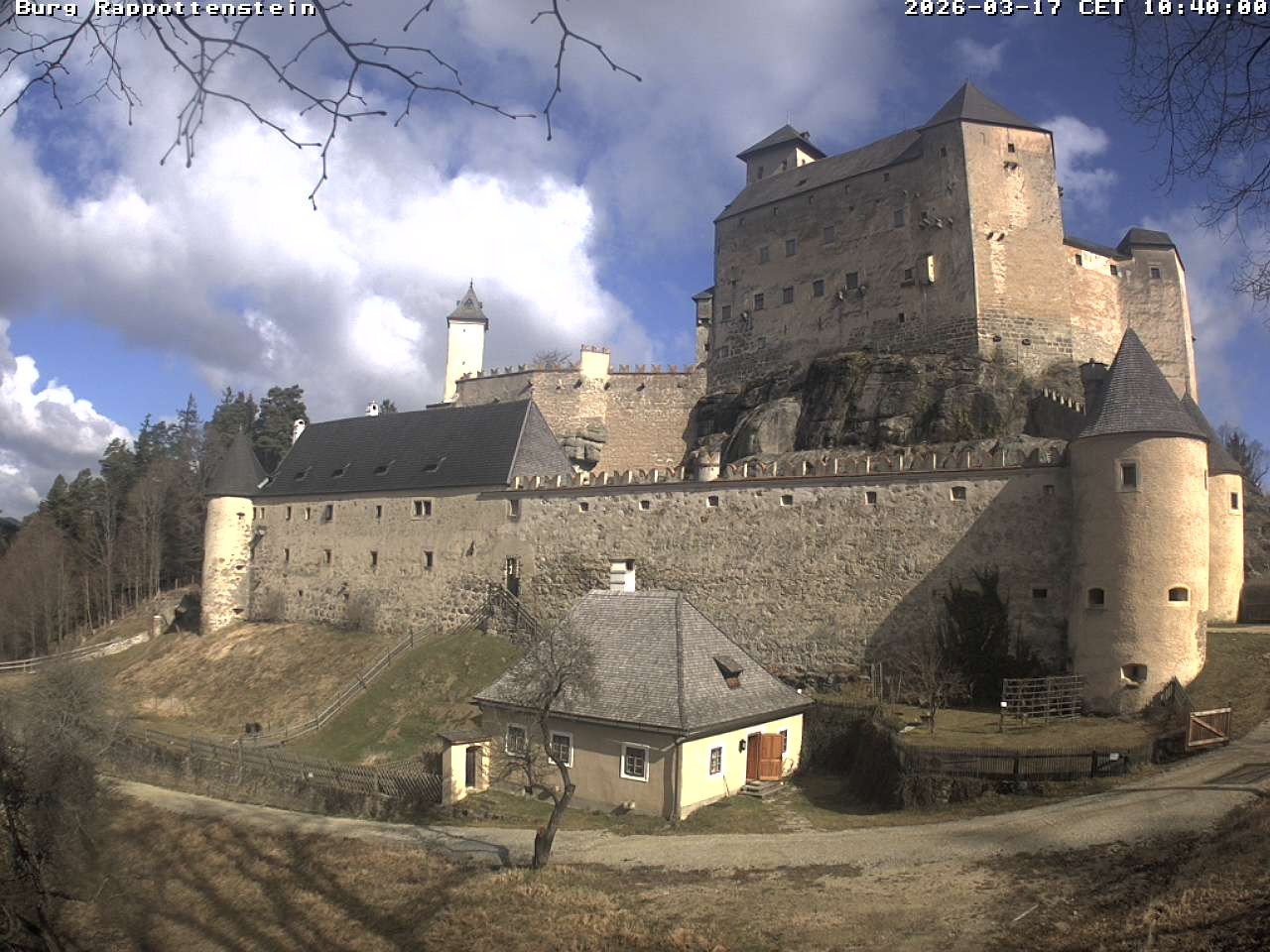 Archiv Foto Webcam Burg Rappottenstein