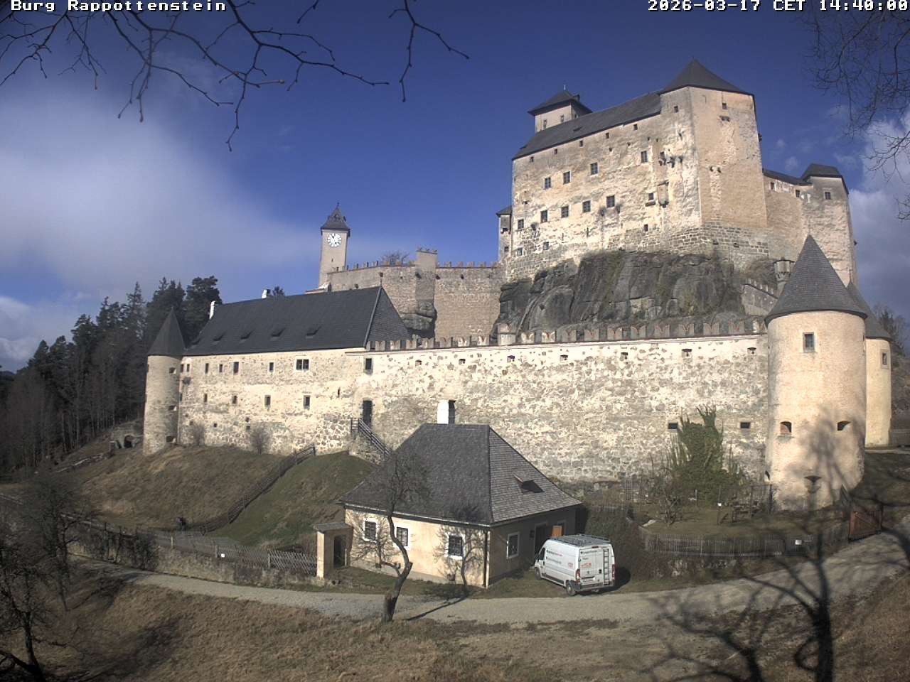 Archiv Foto Webcam Burg Rappottenstein