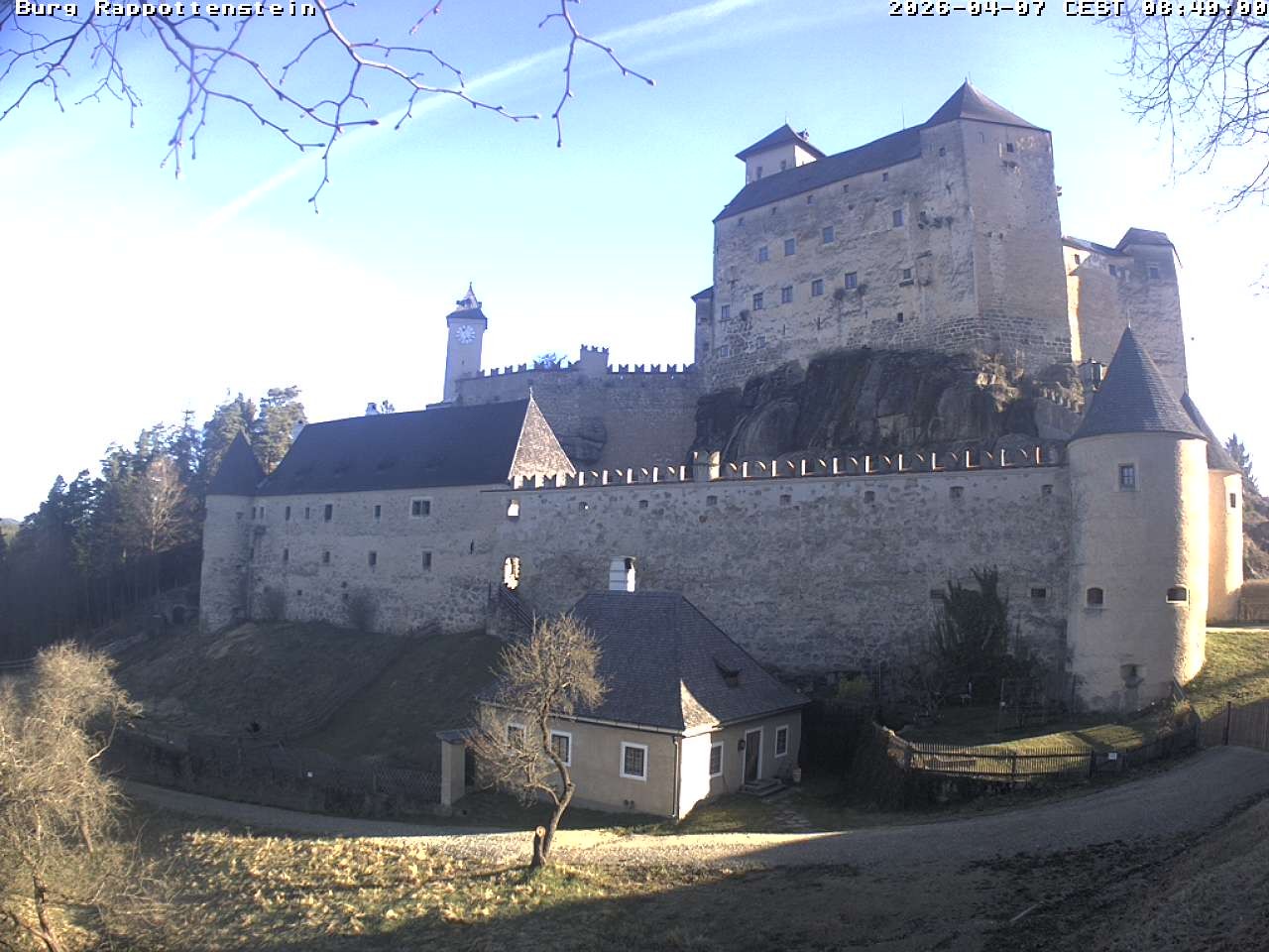 Archiv Foto Webcam Burg Rappottenstein