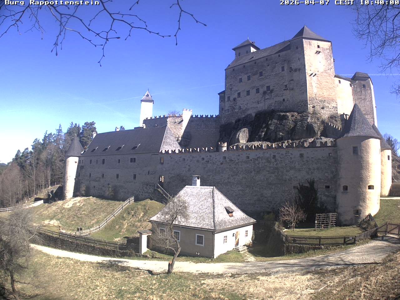 Archiv Foto Webcam Burg Rappottenstein