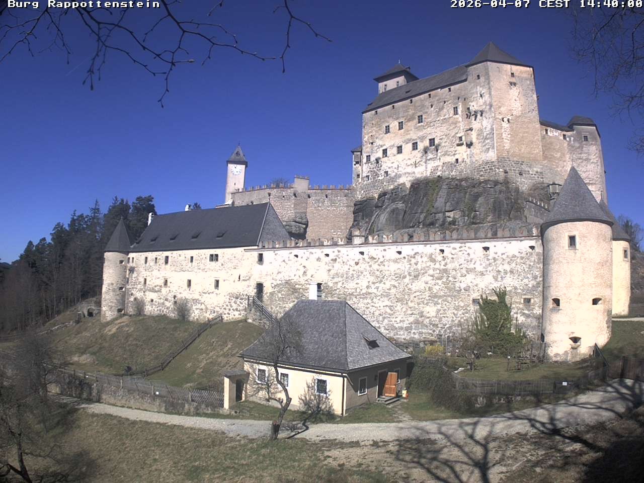 Archiv Foto Webcam Burg Rappottenstein