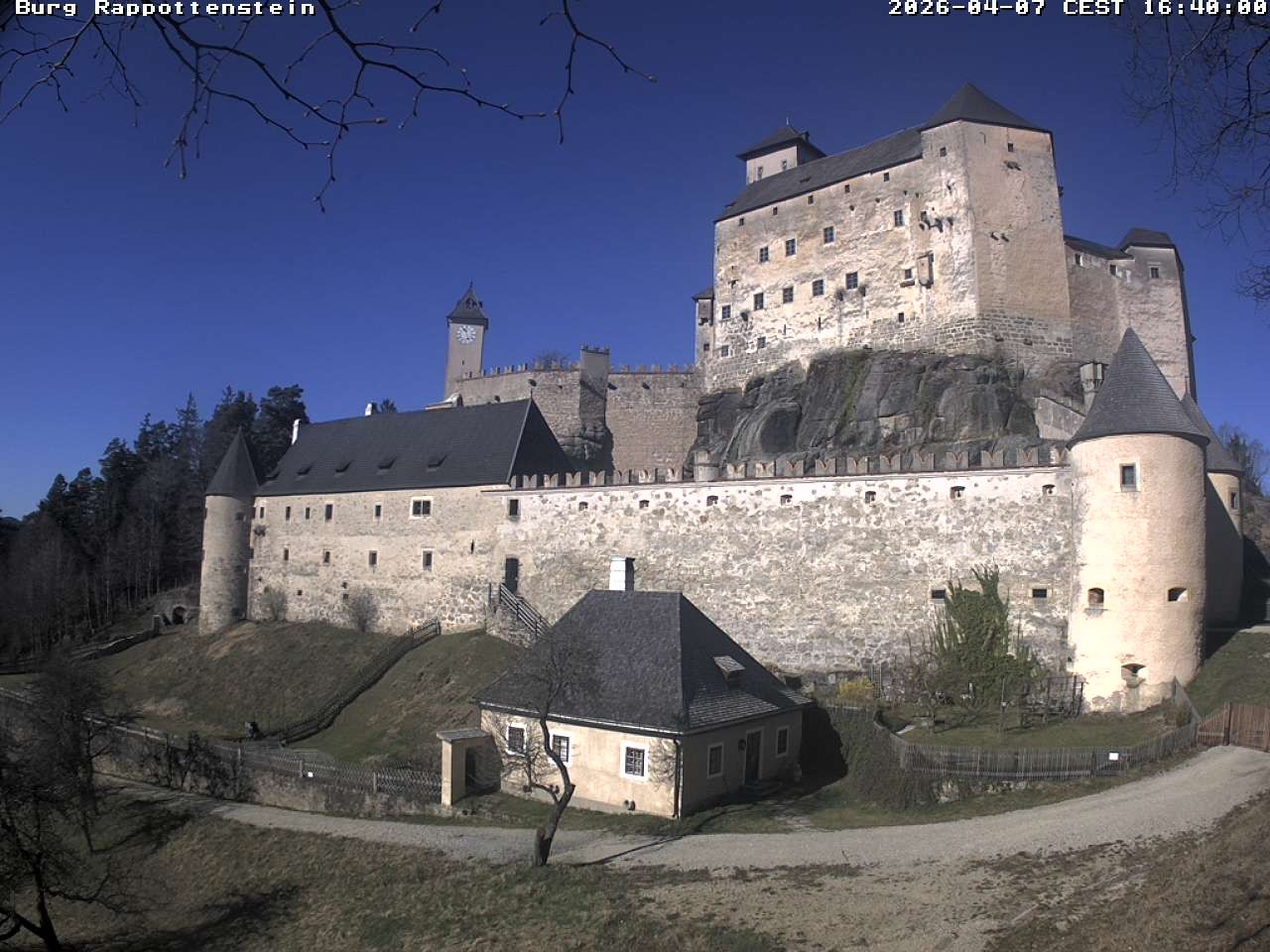Archiv Foto Webcam Burg Rappottenstein