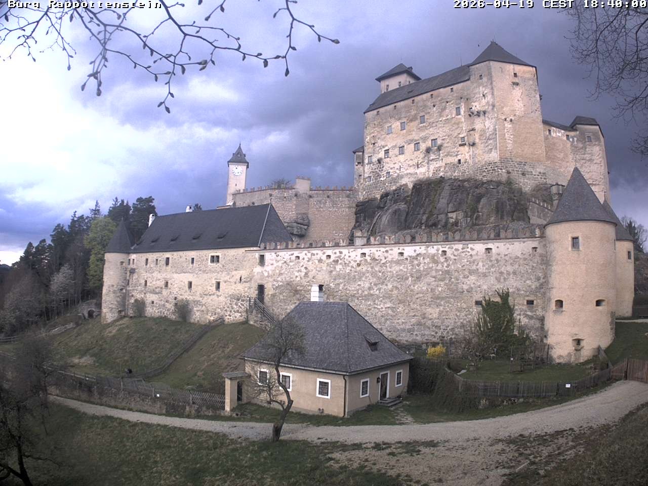 Archiv Foto Webcam Burg Rappottenstein