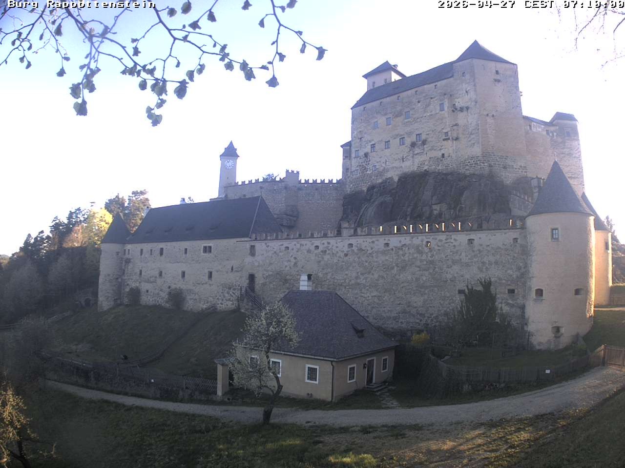 Archiv Foto Webcam Burg Rappottenstein