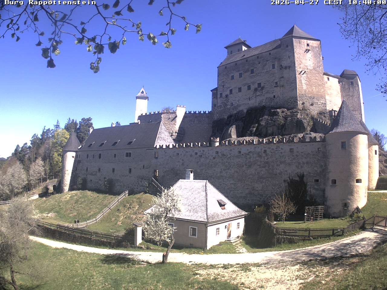 Archiv Foto Webcam Burg Rappottenstein