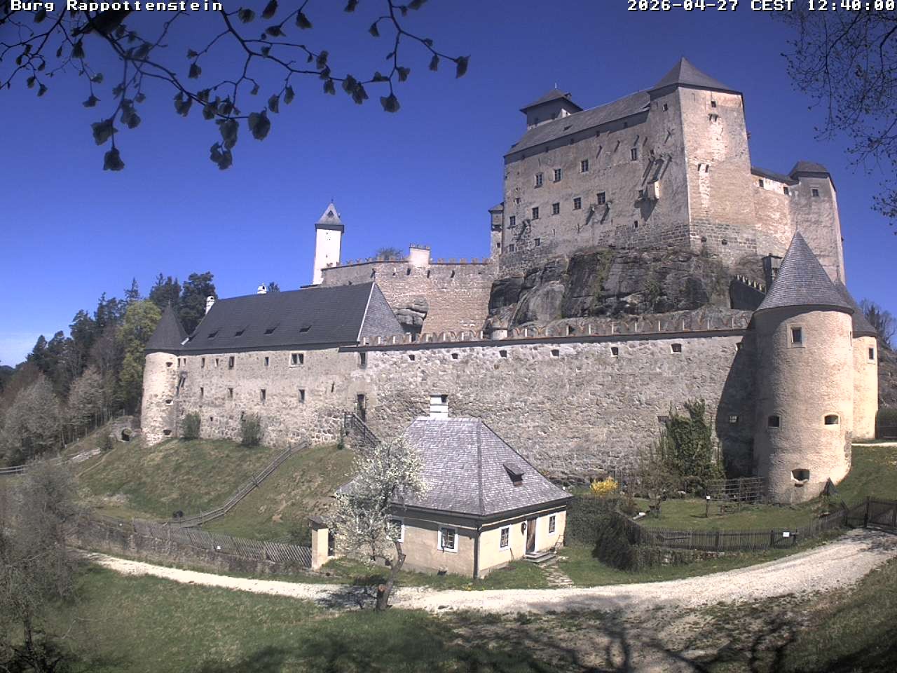 Archiv Foto Webcam Burg Rappottenstein