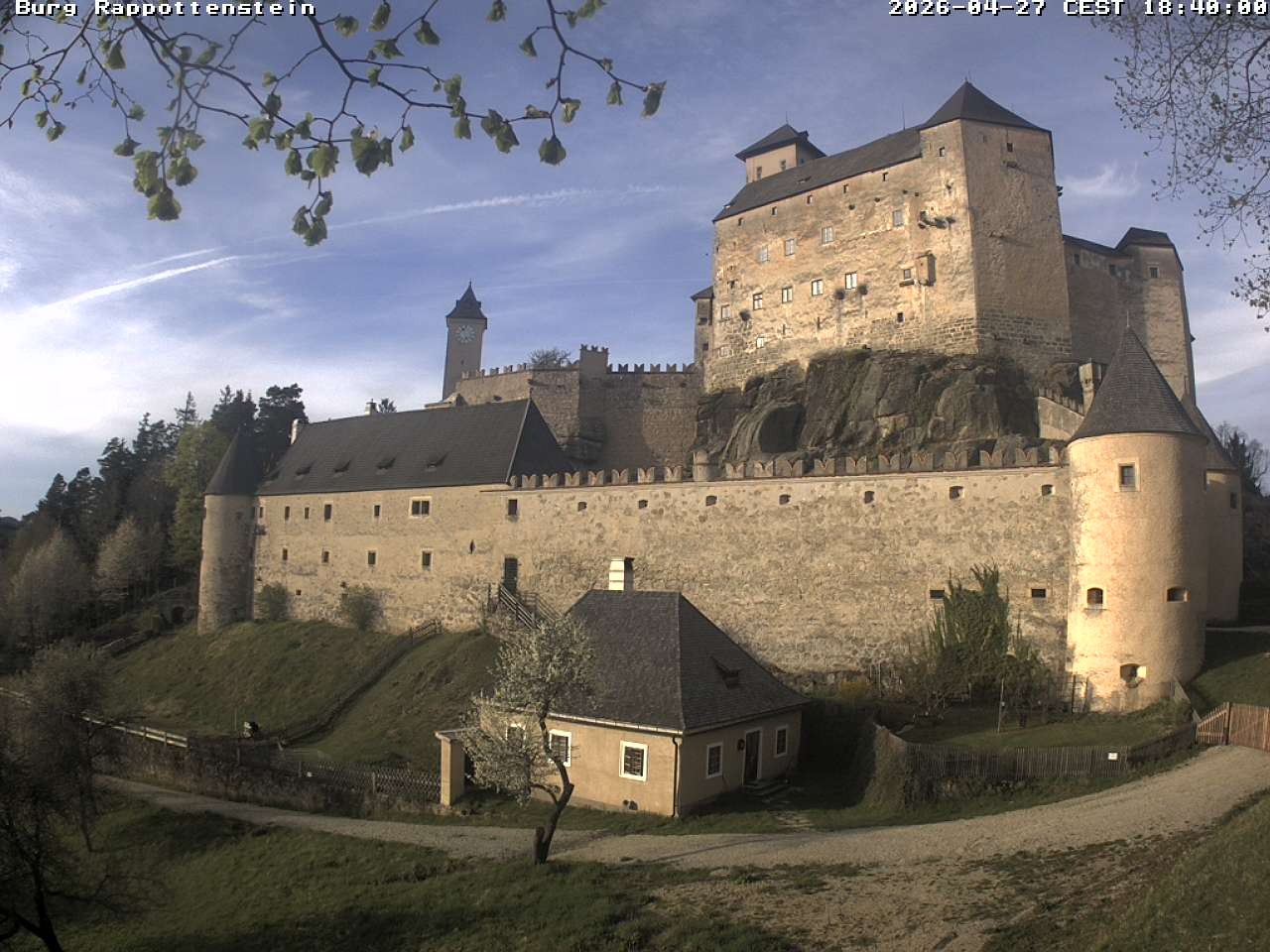 Archiv Foto Webcam Burg Rappottenstein