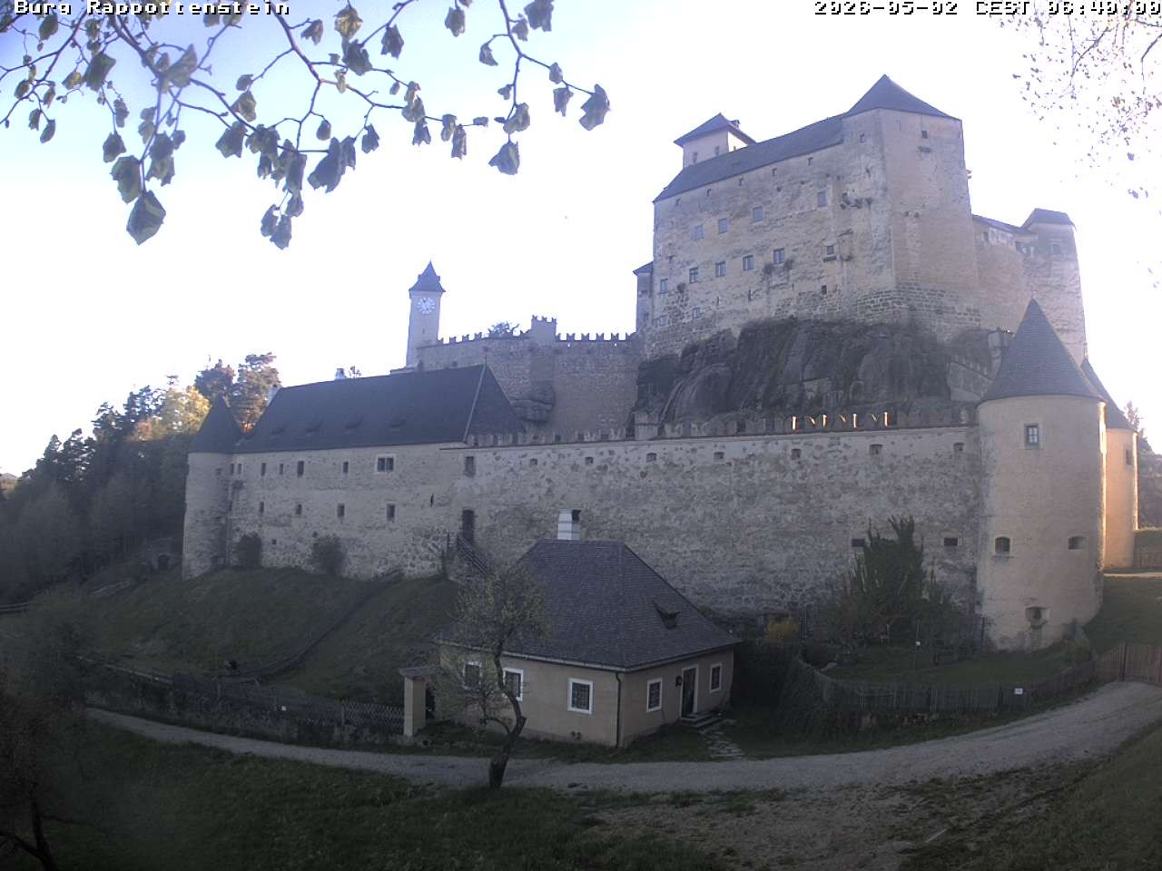 Archiv Foto Webcam Burg Rappottenstein