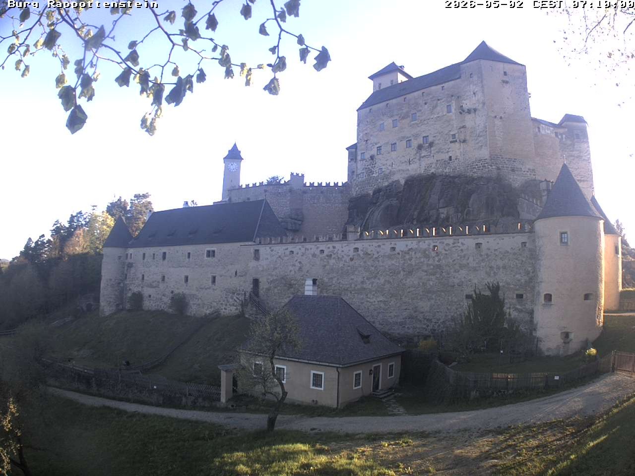 Archiv Foto Webcam Burg Rappottenstein