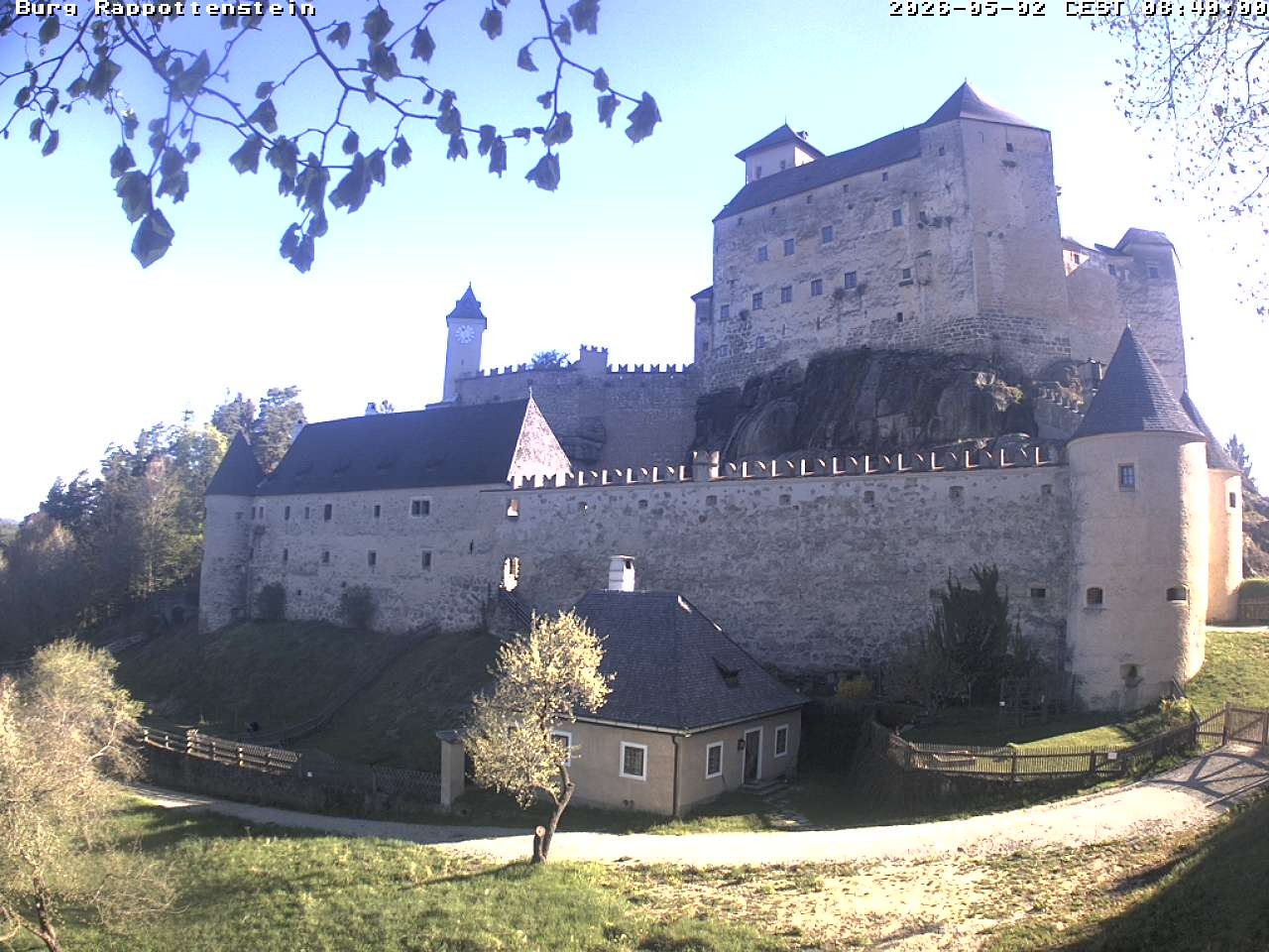 Archiv Foto Webcam Burg Rappottenstein