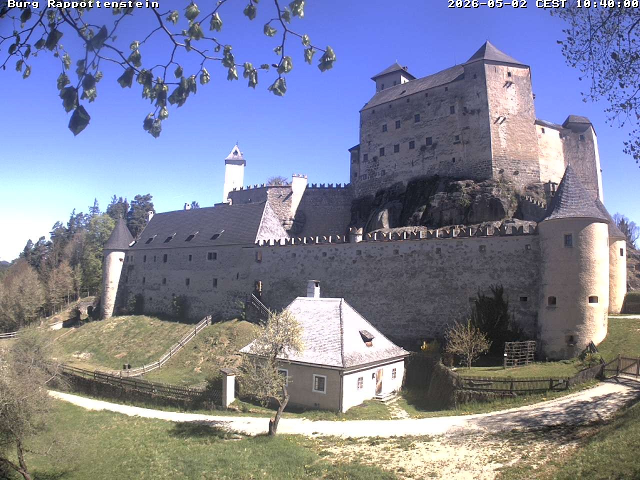 Archiv Foto Webcam Burg Rappottenstein
