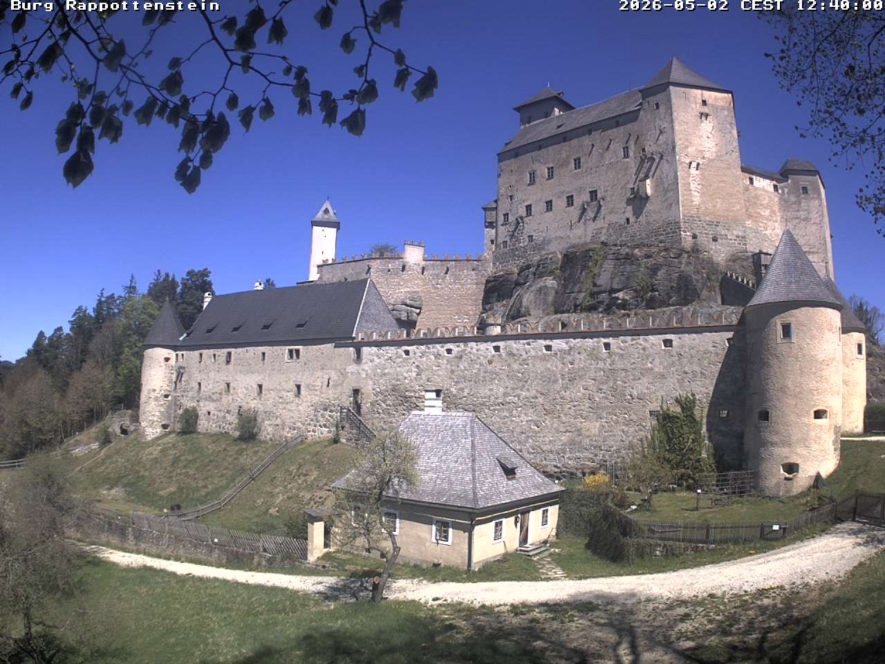 Archiv Foto Webcam Burg Rappottenstein