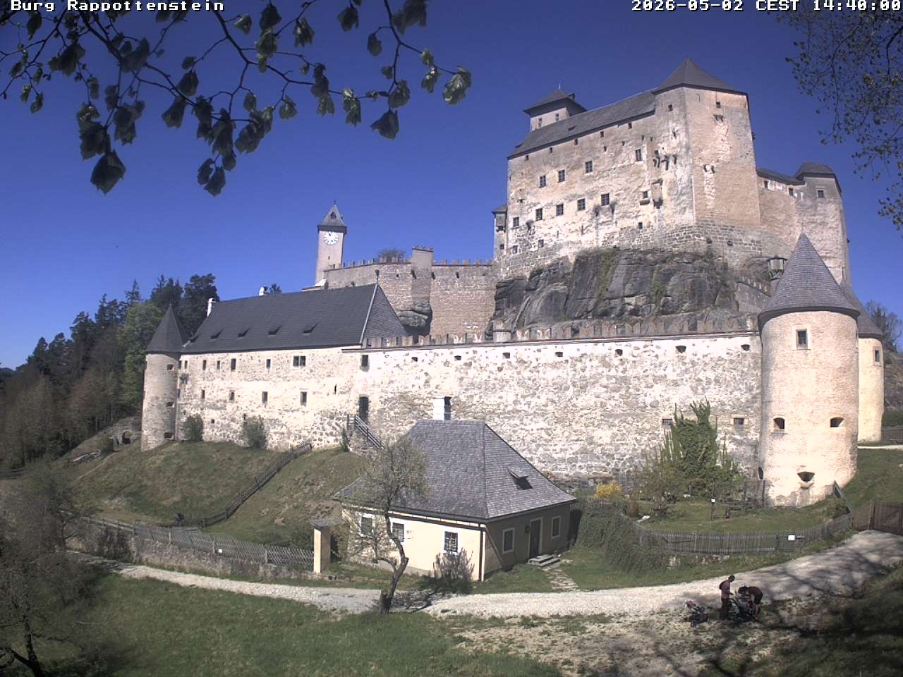 Archiv Foto Webcam Burg Rappottenstein