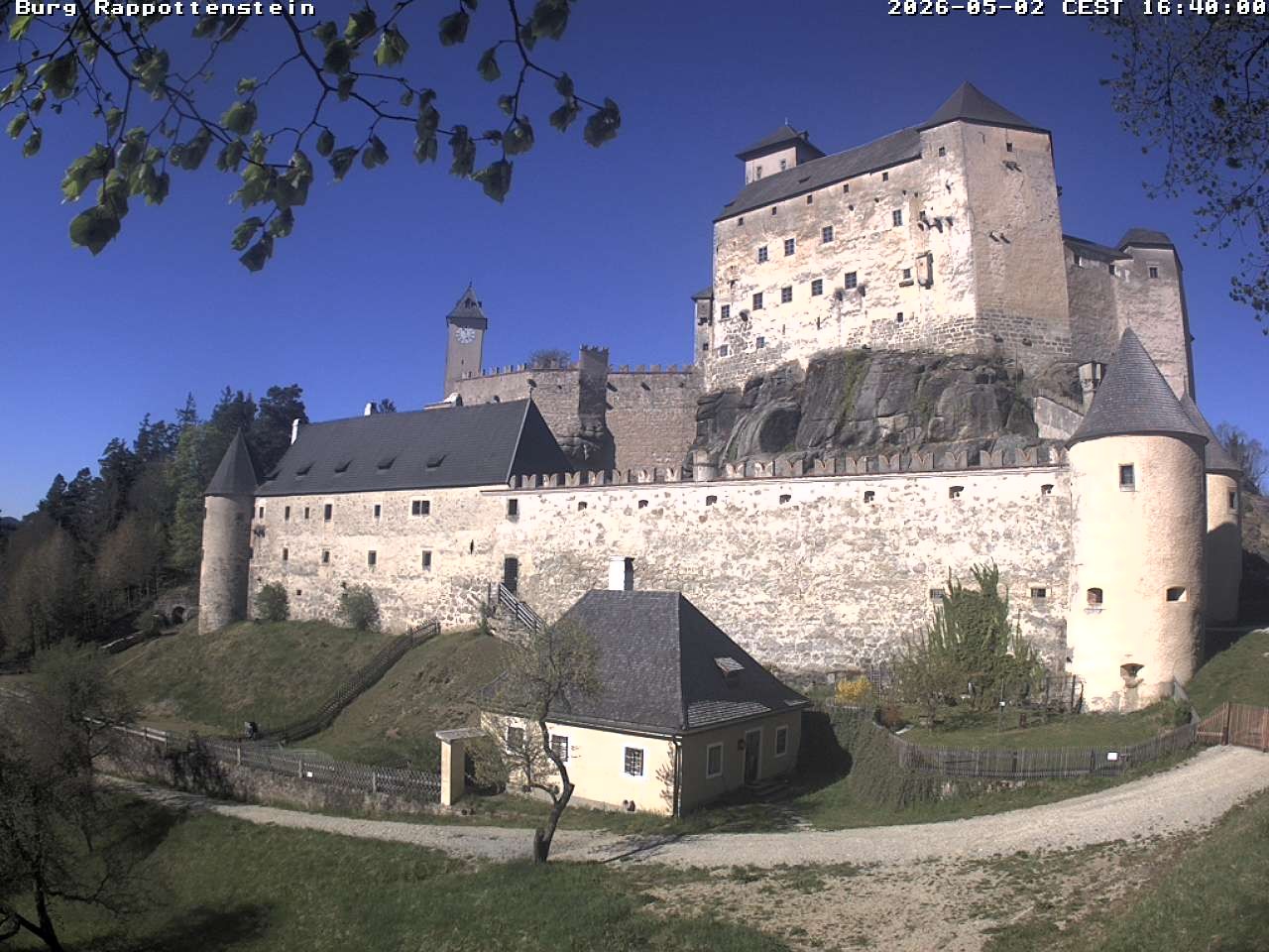 Archiv Foto Webcam Burg Rappottenstein